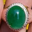 หยก พม่า แท้ Jade แหวนหยก 翡翠戒指 (Jadeite ring) 4.21 กะรัต (Cts.) ดิบ Size 62 ไม่ผ่านการปรับปรุง (Type A) พม่า (Myanmar)