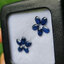 พลอย ไพลิน blue sapphire 6.41 กะรัต (Cts.) 10 เม็ด (Pcs.) พลอยแท้ อัญมณีมงคลประจําวันเกิด เครื่องประดับพลอย