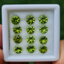 พลอย เพอริดอต Peridot 11.34 กะรัต (Cts.) 12 เม็ด (pcs.) พลอยแท้ อัญมณีมงคลประจําวันเกิด เครื่องประดับพลอย