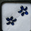 พลอย ไพลิน blue sapphire 6.41 กะรัต (Cts.) 10 เม็ด (Pcs.) พลอยแท้ อัญมณีมงคลประจําวันเกิด เครื่องประดับพลอย