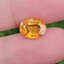 พลอย บุษราคัม yellow sapphire 4.20 กะรัต (Cts.) พลอยแท้ อัญมณีมงคลประจําวันเกิด เครื่องประดับพลอย