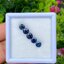 พลอย ไพลิน Blue Sapphire 3.6 กะรัต (Cts.) 5 เม็ด (pcs.) พลอยแท้ อัญมณีมงคลประจําวันเกิด เครื่องประดับพลอย