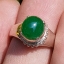 หยก พม่า แท้ Jade แหวนหยก 翡翠戒指 (Jadeite ring) 1.67 กะรัต (Cts.) ดิบ ไม่ผ่านการปรับปรุง (Type A) พม่า (Myanmar)