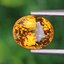 พลอย บุษราคัม yellow sapphire 3.08 กะรัต (Cts.) พลอยแท้ อัญมณีมงคลประจําวันเกิด เครื่องประดับพลอย