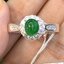 หยก พม่า แท้ Jade แหวนหยก (jadeite Ring) ดิบ (Size) 59 ไม่ผ่านการปรับปรุง (Type A) พม่า (Myanmar)