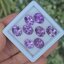 พลอย อเมทิส Amethyst 20.45 กะรัต (Cts.) 8 เม็ด (Pcs.) พลอยแท้ อัญมณีมงคลประจําวันเกิด เครื่องประดับพลอย