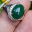 หยก พม่า แท้ Jade แหวนหยก 翡翠戒指 (Jadeite ring) 2.30 กะรัต (Cts.) (Size) 57 ดิบ ไม่ผ่านการปรับปรุง (Type A) พม่า (Myanmar)
