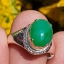 หยก พม่า แท้ Jade แหวนหยก 翡翠戒指 (Jadeite ring) 2.34 กะรัต (Cts.) (Size) 60 ดิบ ไม่ผ่านการปรับปรุง (Type A) พม่า (Myanmar)