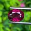 พลอย โรโดไลต์ กาเน็ท Rhodolite Garnet 4.025 กะรัต Cts.พลอยแท้ อัญมณีมงคลประจําวันเกิด เครื่องประดับพลอย