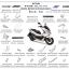 ชุดพลาสติกและเฟรมสี PCX150E,F,Gปี14-17