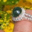 หยก พม่า แท้ Jade แหวนหยก 翡翠戒指 (Jadeite ring) 3.34 กะรัต (Cts.) (Size) 55 ดิบ ไม่ผ่านการปรับปรุง (Type A) พม่า (Myanmar)