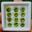 พลอย เพอริดอต Peridot 11.34 กะรัต (Cts.) 12 เม็ด (pcs.) พลอยแท้ อัญมณีมงคลประจําวันเกิด เครื่องประดับพลอย