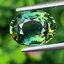 พลอย เขียวส่อง Green Sapphire 4.26 กะรัต (Cts.) พร้อมใบเซอร์ พลอยแท้ อัญมณีมงคลประจําวันเกิด เครื่องประดับพลอย
