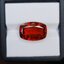 พลอย สเปสซาร์ไทต์ Spessartite Garnet 18.28 กะรัต Cts. พลอยแท้ อัญมณีมงคลประจําวันเกิด เครื่องประดับพลอย