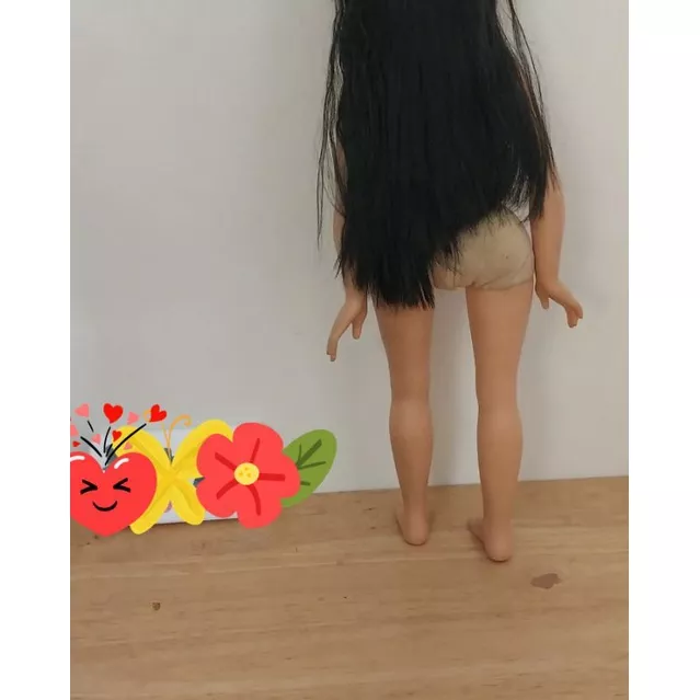 **ผมด้านหน้ามีรอยตัดตามภาพ ,ตุ๊กตาโพคาฮอนตัส Pocahontas ตัวใหญ่