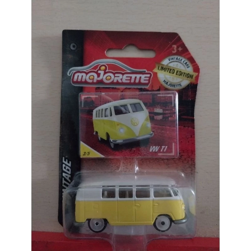 มีหลายภาพ รถตู้มาจอเรทวินเทจ Limited Edition รถตู้โฟล์คสีเหลือง vwt 1