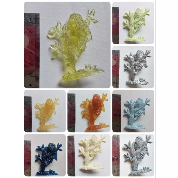 กรุณาเลือกแบบ, ตุ๊กตุ่นผีกระสือ แฮนด์เมดเรซิ่น ตัวแข็ง ตัวยาง หลากสี ขนาดประมาณ 2.5นิ้ว